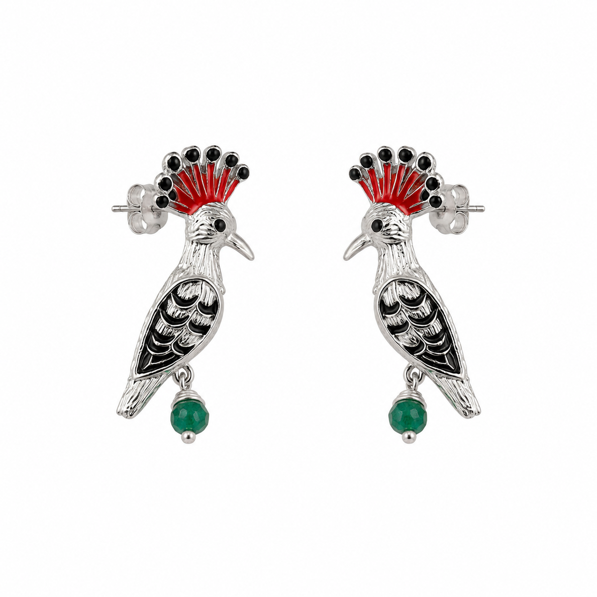 The Hodhod Whispered Wings Earrings | Silver