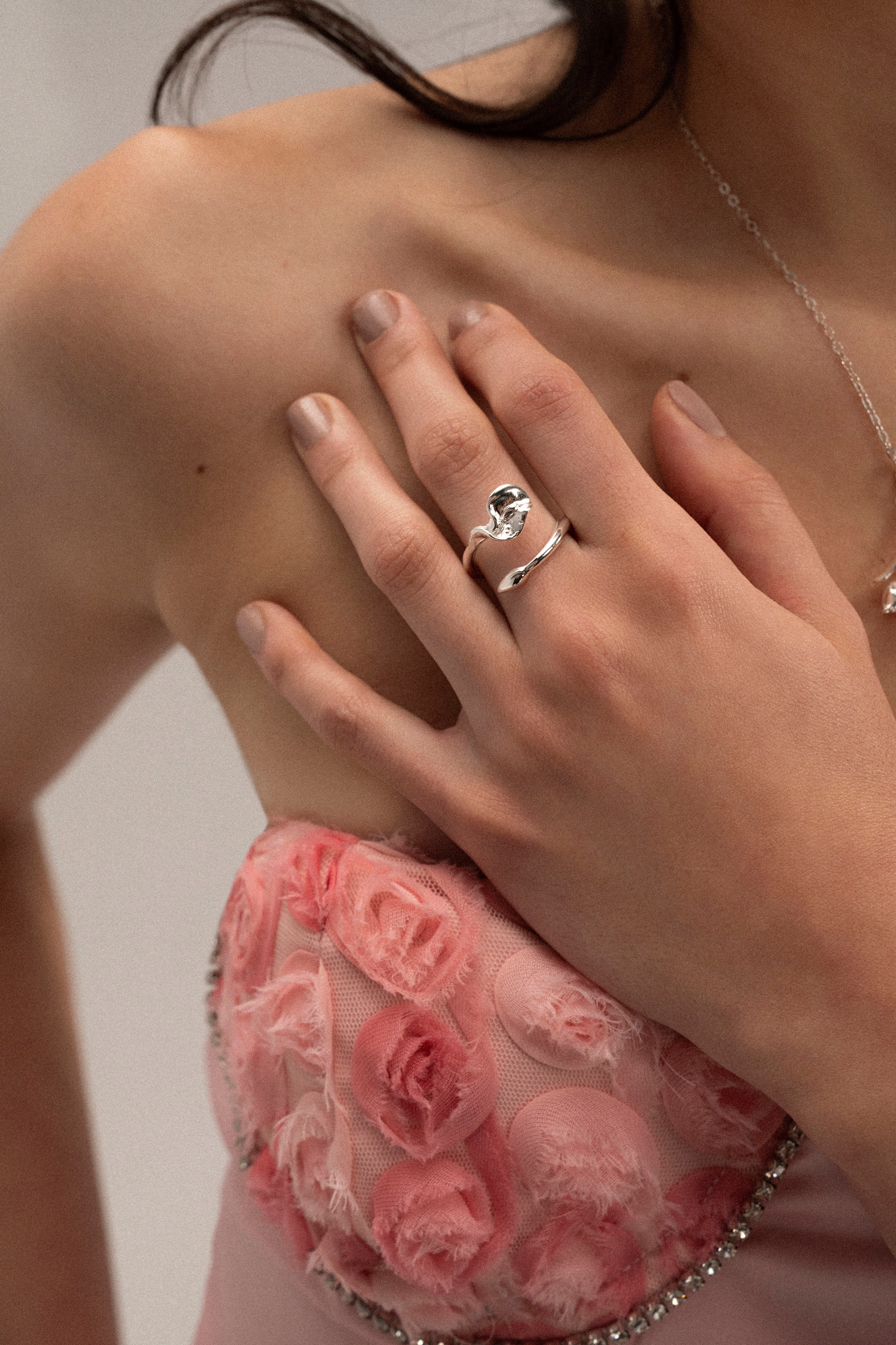 Calla Lilly Ring | Silver